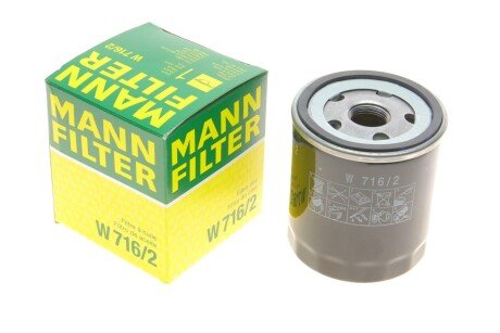 Фільтр масляний MANN W 716/2 (фото 1)