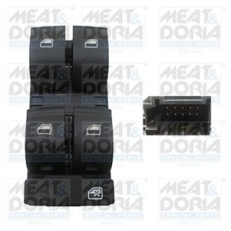 MEATDORIA AUDI Перемикач склопідйомника A4 B7 (8EC) 1.8 T 04-08, SEAT EXEO (3R2) 1.8 TSI 10-13 MEAT&DORIA 26155