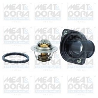 MEATDORIA CITROEN Термостат Berlingo,C4,Jumpy,Fiat Scudo,Peugeot 206 1.1,1.4,1.6 98- MEAT&DORIA 92082