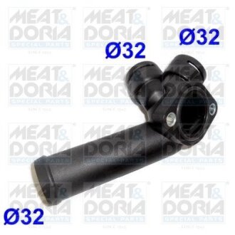 MEATDORIA VW Фланець охолоджувальної рідини T4 2.5 98-03 MEAT&DORIA 93200 (фото 1)