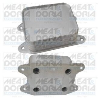 MEATDORIA VW радіатор масляний Audi A1/3/5,Q2/Q3,Caddy IV,Golf VI,VII,Jetta IV,Passat,Tiguan,Skoda Fabia III,Karoq,Kodiaq,Octavia III,Rapid 1.2/1.4 MEAT&DORIA 95120