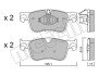 Комплект гальмівних колодок (дискових) Metelli 22-0984-0 (фото 1)