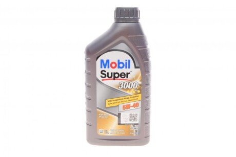 Моторна олива Super 3000 X1 5W-40, 1л. MOBIL 152567