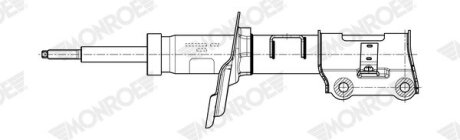 Амортизатор газомасляний MONROE G7924