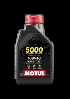 Олива моторна 5000 4T 10W-40, 1л. MOTUL 104054 (фото 1)