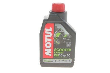 Олива моторна Scooter Expert 4T MA 10W-40, 1л. MOTUL 831901