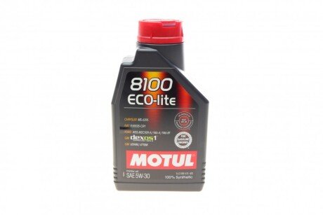 Масло моторное 8100 Eco-Lite 5W-30 (1 л) MOTUL 839511