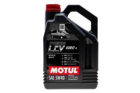 Масло моторное Power LCV Euro+ 5W-40 (5 л) MOTUL 872151