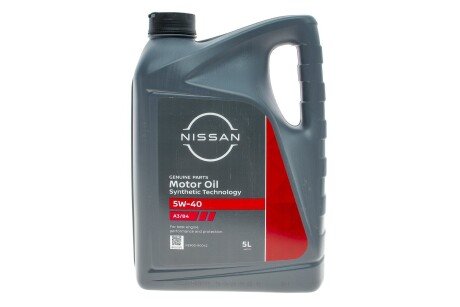 Масло моторное / Infiniti Motor Oil 5W-40 (5 л) NISSAN Ke90090042