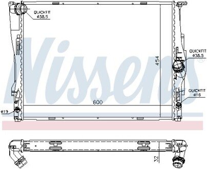 Радіатор охолодження First Fit NISSENS 60786A (фото 1)