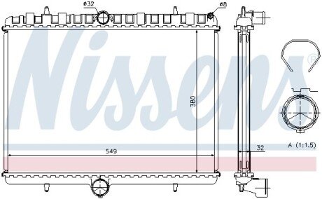 Радіатор NISSENS 63621A