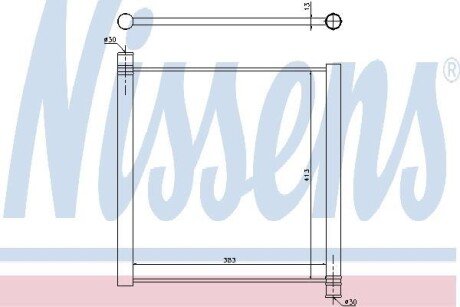 Радіатор охолоджування NISSENS 68451