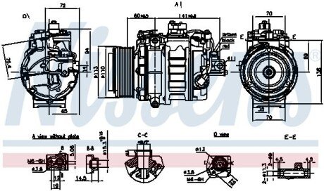 Компресор кондиціонера First Fit NISSENS 890060