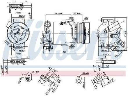 Компресор кондиціонера First Fit NISSENS 890215