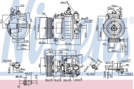 Компресор кондиціонера First Fit NISSENS 890322