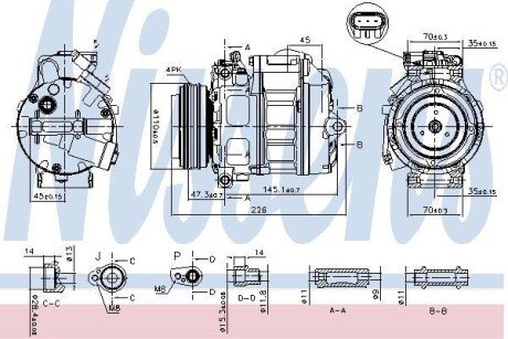 Компресор кондиціонера First Fit NISSENS 890329 (фото 1)