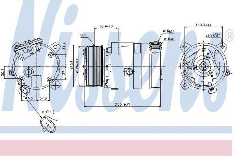 Компресор кондиціонера First Fit NISSENS 89062