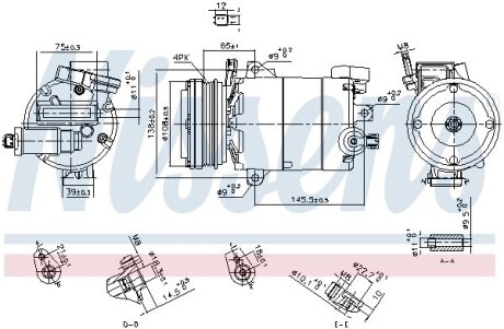 Компресор кондицiонера First Fit NISSENS 890794 (фото 1)