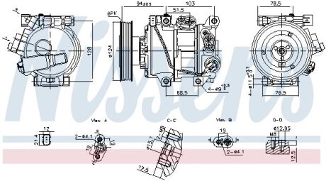 Компресор кондицiонера First Fit NISSENS 890896 (фото 1)