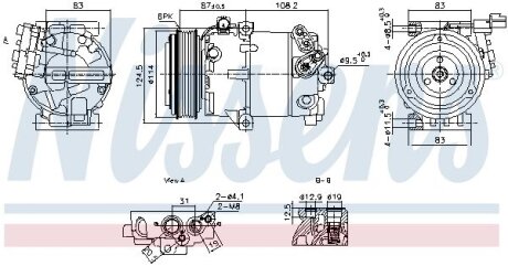 Компресор кондиціонера First Fit NISSENS 890897