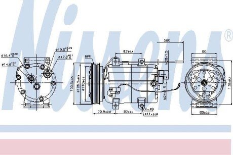 Компресор кондиціонера First Fit NISSENS 89101 (фото 1)