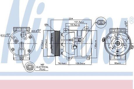 Компресор кондиціонера First Fit NISSENS 89217