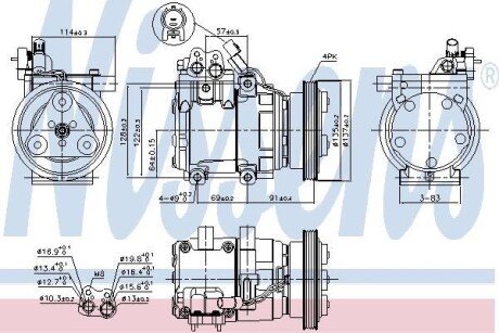 Компресор кондиціонера First Fit NISSENS 89274