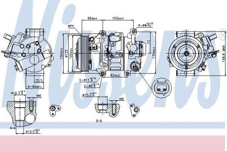 Компресор кондиціонера First Fit NISSENS 89314 (фото 1)