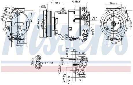 Компресор кондиціонера First Fit NISSENS 89425