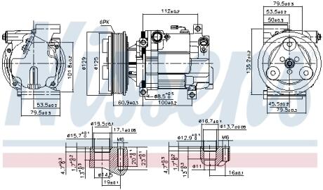 Компресор кондиціонера First Fit NISSENS 89549