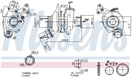 Турбокомпресор First Fit NISSENS 93323