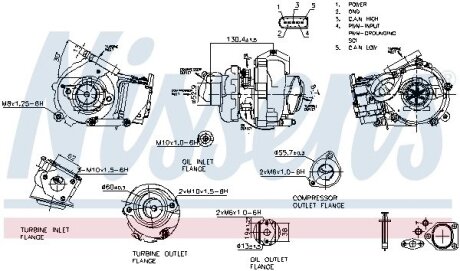 Турбокомпресор First Fit NISSENS 93502