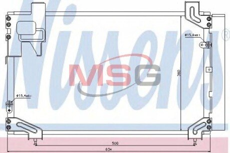 Радіатор кондиціонера First Fit NISSENS 940020