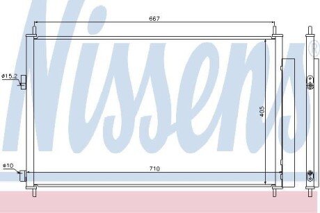 Радіатор кондиціонера First Fit NISSENS 940021