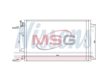 Радіатор кондиціонера First Fit NISSENS 940038 (фото 1)