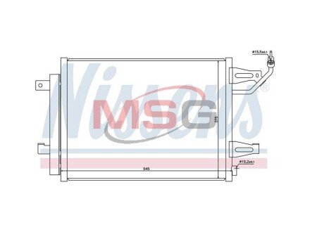 Радіатор кондиціонера First Fit NISSENS 940067