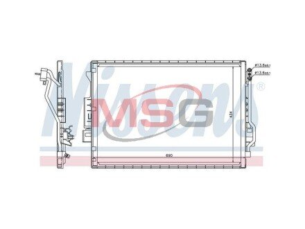 Радіатор кондиціонера First Fit NISSENS 940137