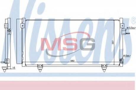 Радіатор кондиціонера First Fit NISSENS 940257