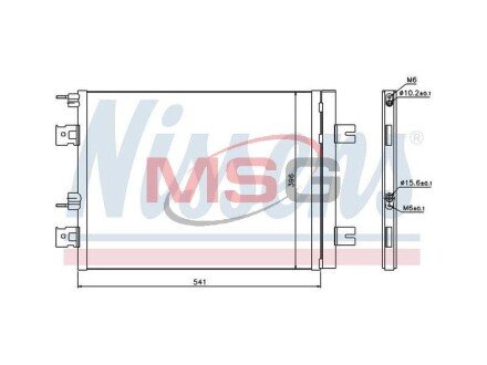 Радіатор кондиціонера First Fit NISSENS 940262