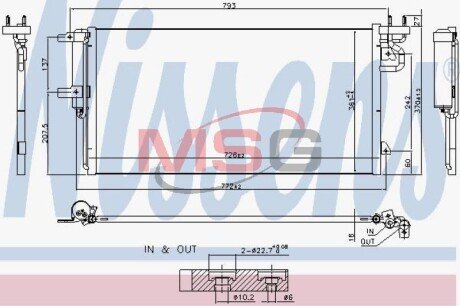 Радіатор кондиціонера First Fit NISSENS 940764 (фото 1)