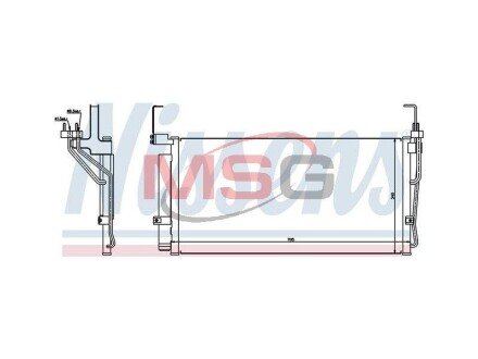 Радіатор кондиціонера First Fit NISSENS 94451