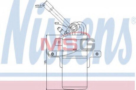 Осушувач NISSENS 95331 (фото 1)