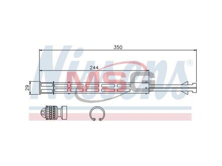 Осушувач кондиціонера First Fit NISSENS 95358