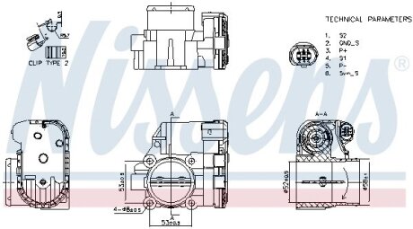 FORD Дросельна заслонка TRANSIT TOURNEO 06-, TRANSIT NISSENS 955119