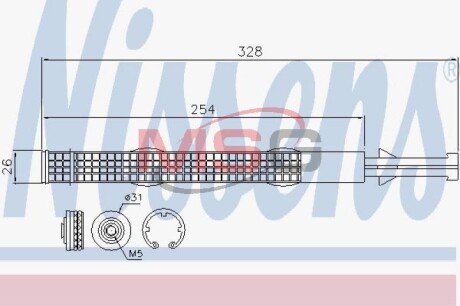 Осушувач кондиціонера First Fit NISSENS 95526