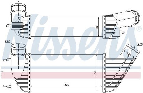 Інтеркулер NISSENS 96609 (фото 1)