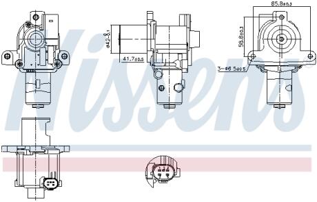 Клапан рециркуляції NISSENS 98183