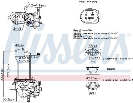 Клапан EGR First Fit NISSENS 98359