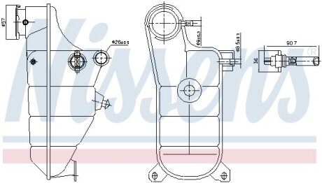 Бачок компенсаційний NISSENS 996364