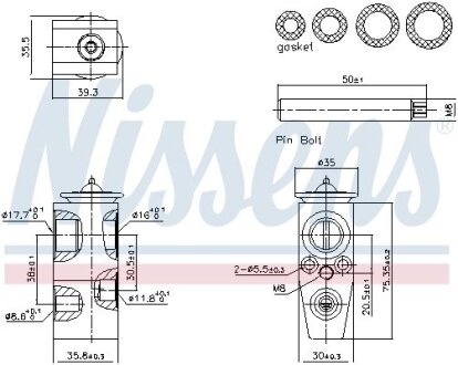 Клапан кондиціонера First Fit NISSENS 999445